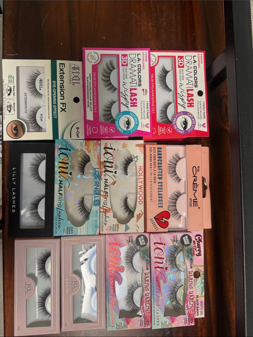 Assorted Black False Eyelash Multipack - Various Brands
